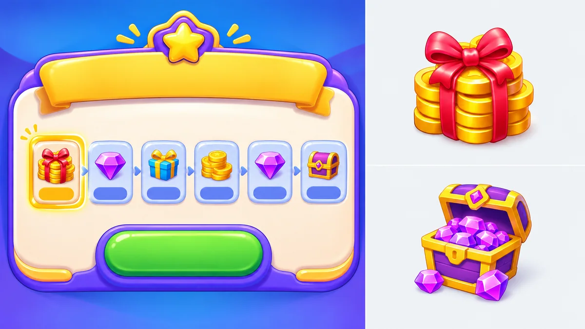 Validation Rewards concept with original reward visual candidates